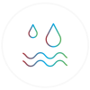 Water Drop Icon Colourful | Powder Coating Brisbane Southside
