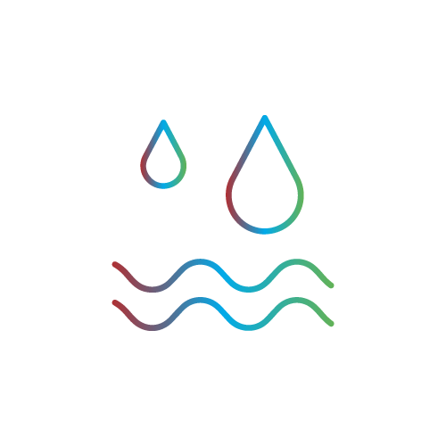 Water Drop Icon Colourful | Powder Coating Brisbane Southside